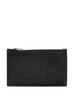 Coach Cosmic Coach Zip Card Case With Rocket Print Black