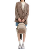 Coach Court Backpack In Blocked Signature Canvas Sand Tan