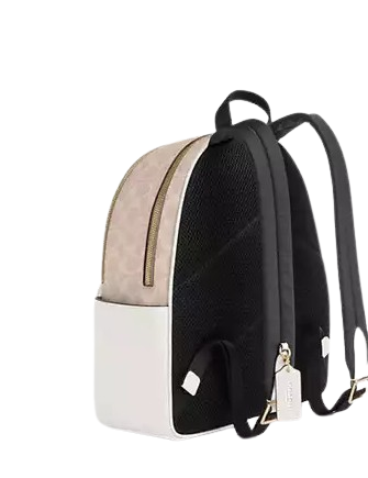 Coach Court Backpack In Signature Canvas Sand Chalk