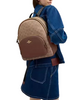 Coach Court Backpack In Signature Canvas Tan Brown