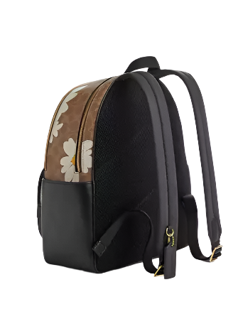 Coach backpack with flowers sale