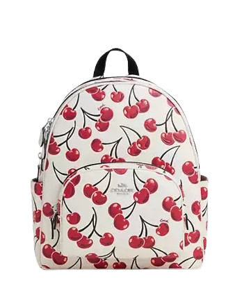 Coach Court Backpack With Cherry Print | Brixton Baker