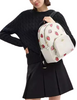 Coach Court Backpack With Strawberry Print Chalk