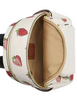 Coach Court Backpack With Strawberry Print Chalk