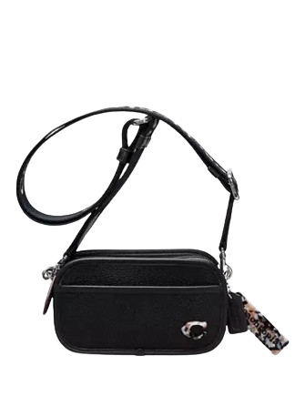 Coach Crossbody Belt Bag In Coachtopia Leather Black