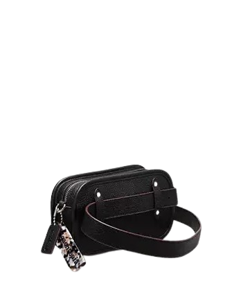 Coach Crossbody Belt Bag In Coachtopia Leather Black