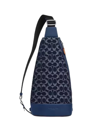 Coach Dominic Sling Pack In Signature Denim | Brixton Baker Coach Dominic Sling Pack In Signature Denim | Brixton Baker
