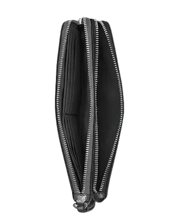 Coach Double Zip Wallet In Signature Canvas | Brixton Baker Coach Double Zip Wallet In Signature Canvas | Brixton Baker