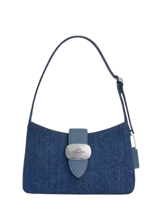 Coach Eliza Shoulder Bag In Denim | Brixton Baker Coach Eliza Shoulder Bag In Denim | Brixton Baker