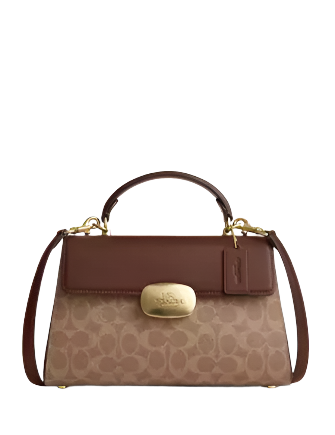 Coach Eliza Top Handle Bag In Signature Canvas | Brixton Baker Coach Eliza Top Handle Bag In Signature Canvas | Brixton Baker