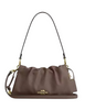 Coach Faye Shoulder Bag With Ruching Dark Stone