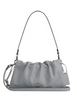 Coach Faye Shoulder Bag With Ruching Grey Blue