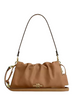 Coach Faye Shoulder Bag With Ruching Honey Brown