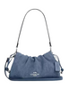 Coach Faye Shoulder Bag With Ruching Indigo