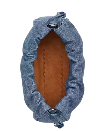 Coach Faye Shoulder Bag With Ruching Indigo