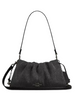 Coach Faye Shoulder Bag With Ruching Washed Grey