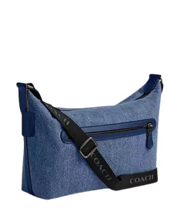 Coach Finn Crossbody Bag Denim Deep Blue
