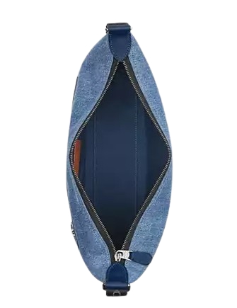 Coach Finn Crossbody Bag Denim Deep Blue