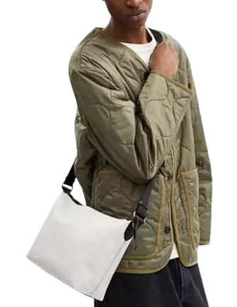 Coach Finn Crossbody Bag In Signature Canvas Chalk Black