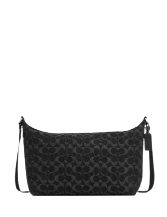 Coach Finn Crossbody Bag In Signature Denim Black