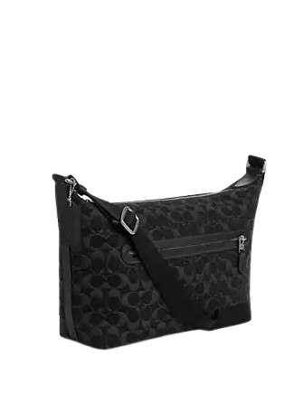 Coach Finn Crossbody Bag In Signature Denim Black