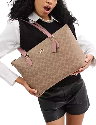 Coach Gallery Tote Bag In Signature Canvas | Brixton Baker Coach Gallery Tote Bag In Signature Canvas | Brixton Baker