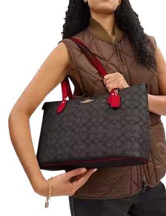 Coach Gallery Tote Bag In Signature Canvas | Brixton Baker Coach Gallery Tote Bag In Signature Canvas | Brixton Baker