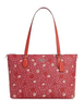 Coach Gallery Tote Bag With Floral Print Pink