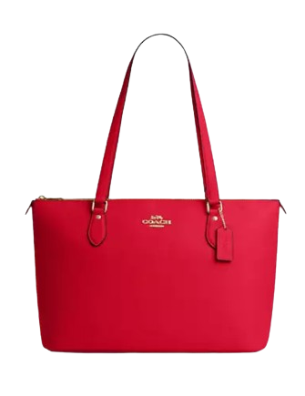 Coach red handbag on sale
