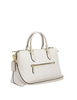 Coach Georgia Satchel Bag In Signature Canvas White Chalk