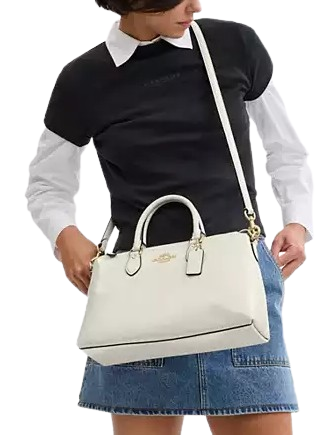 Coach Georgia Satchel Bag Pearl