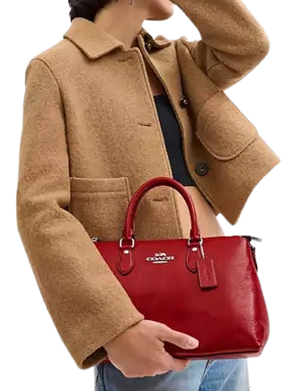 Coach Georgia Satchel Bag Red