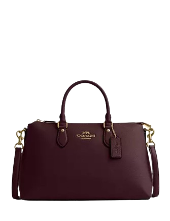 Coach Georgia Satchel Merlot