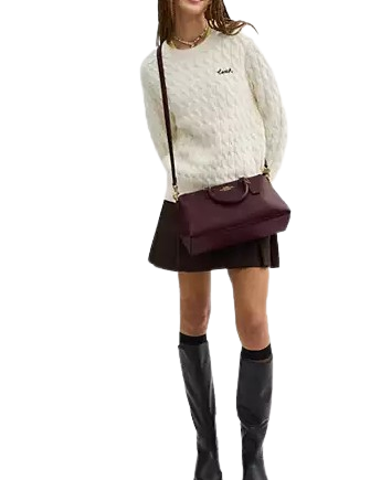 Coach Georgia Satchel Merlot