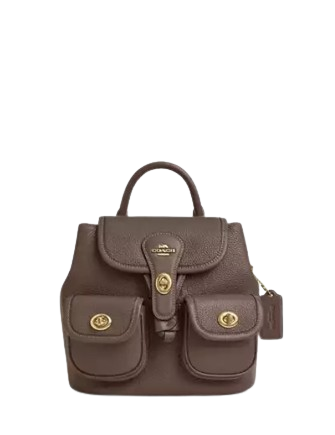 Coach Hadley Backpack Dark Stone