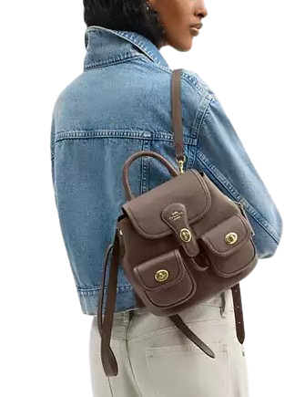 Coach Hadley Backpack Dark Stone