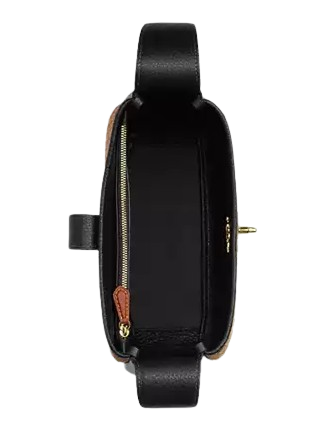 Coach Hadley Convertible Crossbody Bag Toast Black