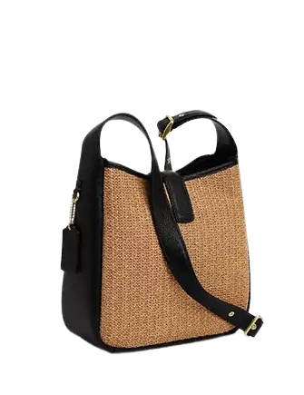 Coach Hadley Convertible Crossbody Bag Toast Black