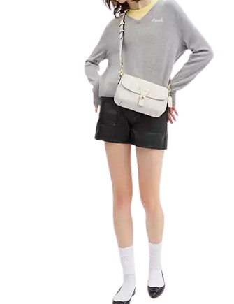 Coach Hadley Shoulder Bag Chalk