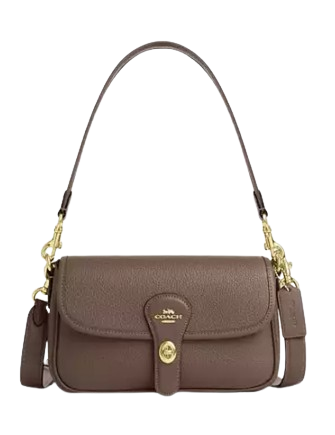 Coach Hadley Shoulder Bag Dark Stone
