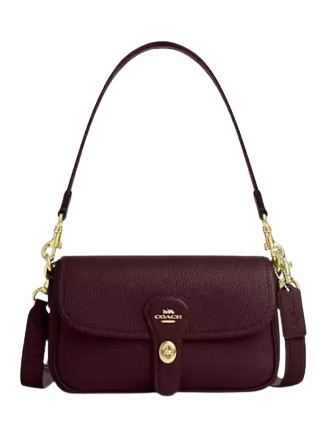 Coach Hadley Shoulder Bag Merlot