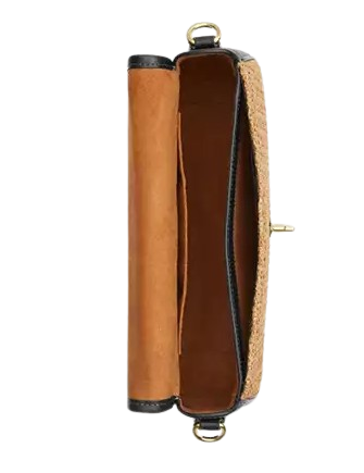 Coach Hadley Shoulder Bag Toast Black