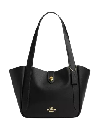 Coach Hadley Turnlock Tote Bag Black
