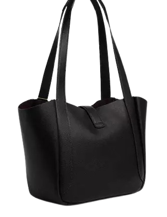 Coach Hadley Turnlock Tote Bag Black