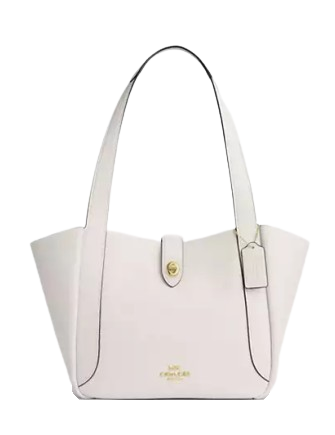 Coach Hadley Turnlock Tote Bag Chalk