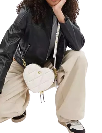Coach Heart Crossbody Bag With Quilting | Brixton Baker Coach Heart Crossbody Bag With Quilting | Brixton Baker