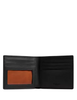 Coach Id Billfold Wallet In Signature Canvas Tan Black