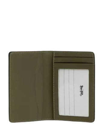Coach Id Wallet Olive Drab