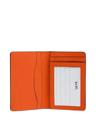 Coach Id Wallet Spice Orange