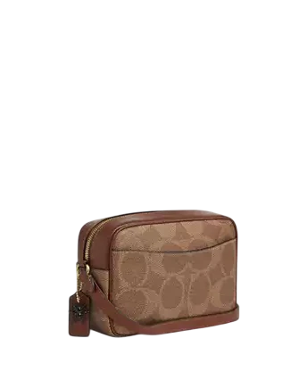 Coach Jamie Camera Bag In Signature Canvas With Halloween Print Tan